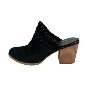 EUROSOFT BY SOFFT SANDY Geometric Embroidery Suede Clog Mule